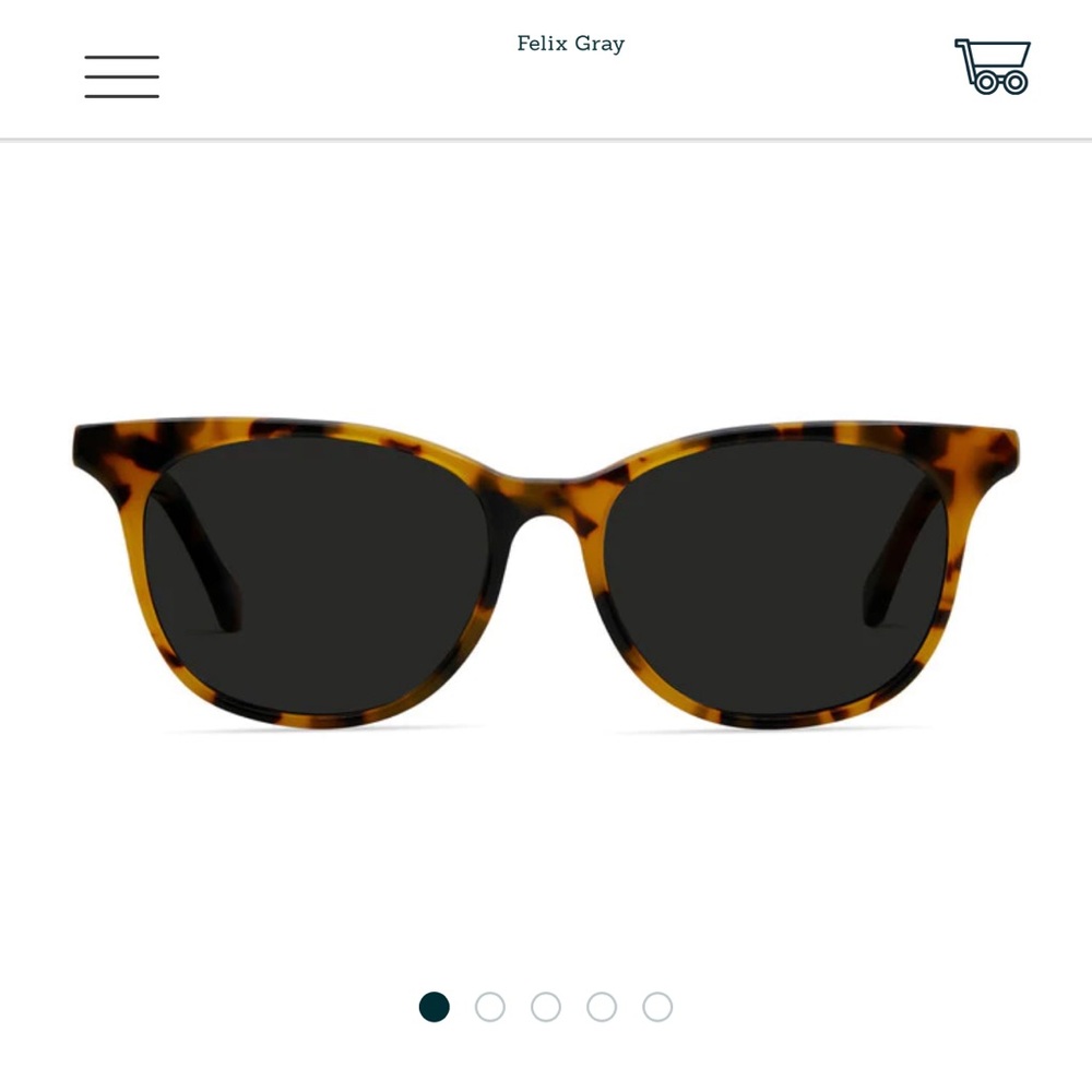 Gently Used Felix Gray Lovelace Sunglasses in Seregnti